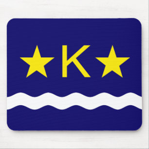 Flagge von Kinshasa, Kongo-Maus-Pad Mousepad