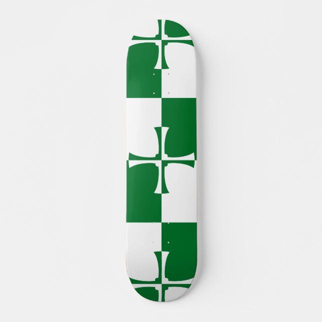 Flagge von Kirkcudbrightshire Skateboard (Vorne)