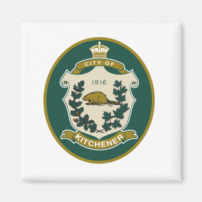 Flagge von Kitchener (Ontario, Kanada) Magnet (Vorne)