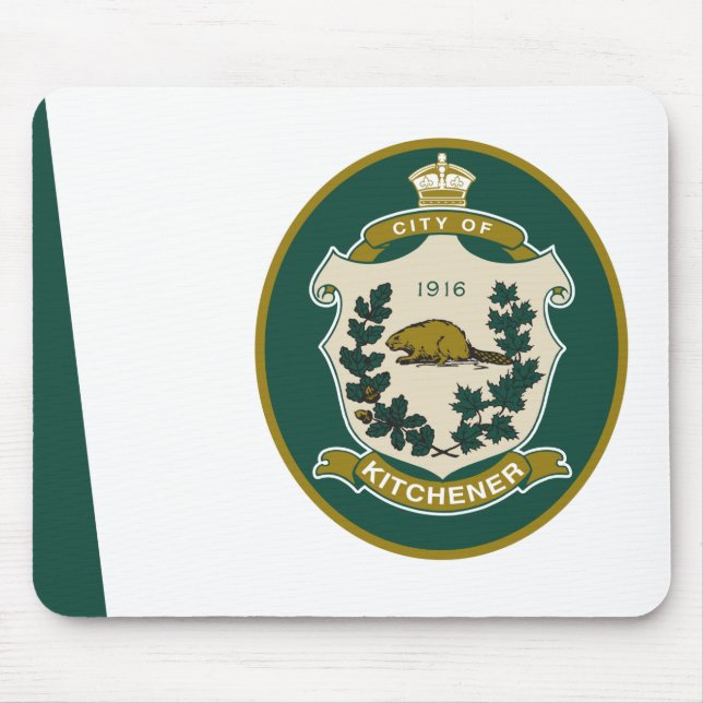 Flagge von Kitchener (Ontario, Kanada) Mousepad (Vorne)