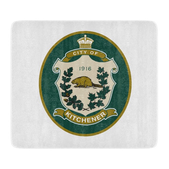 Flagge von Kitchener (Ontario, Kanada) Schneidebrett (Vorderseite)