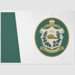 Flagge von Kitchener (Ontario, Kanada) Seidenpapier
