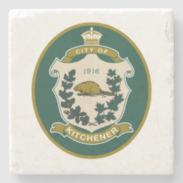 Flagge von Kitchener (Ontario, Kanada) Steinuntersetzer
