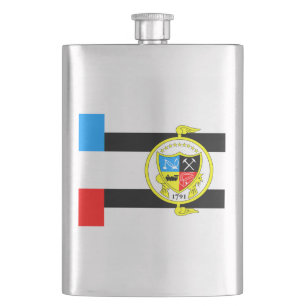 Flagge von Knoxville, Tennessee Flachmann