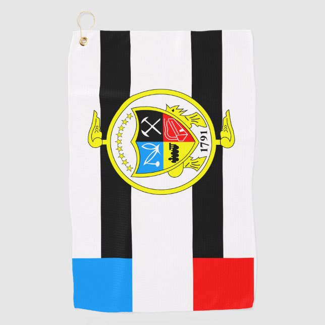Flagge von Knoxville, Tennessee Golfhandtuch (Vorderseite)