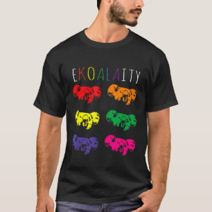Flagge von Koala für Gay Pride der Gleichberechtig T-Shirt