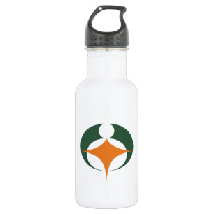 Flagge von Koga, Shiga, Japan Trinkflasche