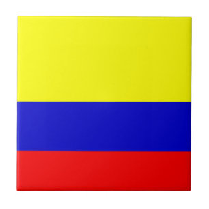 Flagge von Kolumbien Fliese