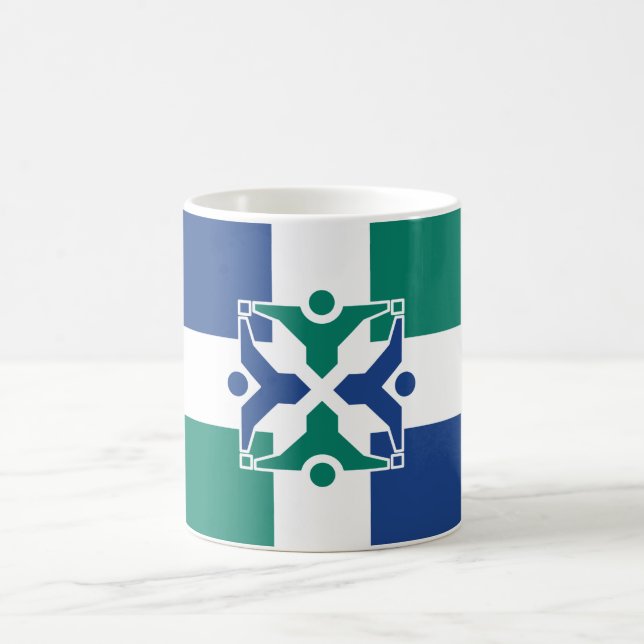 Flagge von Kolumbien (Missouri) Kaffeetasse (Mittel)