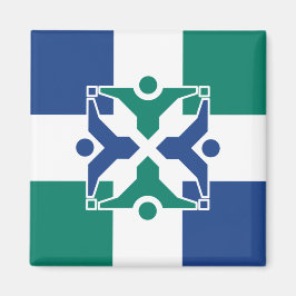 Flagge von Kolumbien (Missouri) Magnet