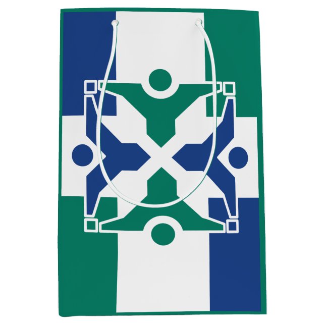 Flagge von Kolumbien, Missouri Mittlere Geschenktüte (Vorderseite)