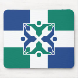 Flagge von Kolumbien (Missouri) Mousepad