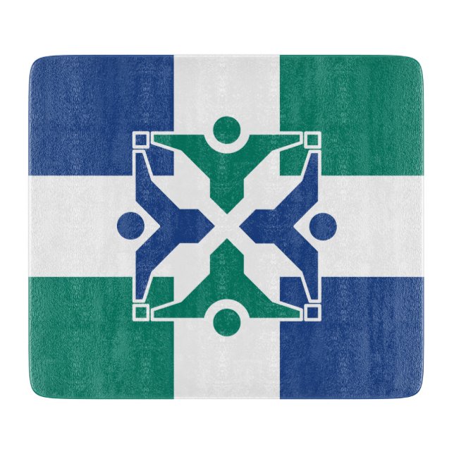 Flagge von Kolumbien (Missouri) Schneidebrett (Vorderseite)