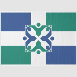 Flagge von Kolumbien (Missouri) Seidenpapier