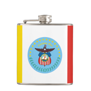 Flagge von Kolumbus, Ohio-Flasche Flachmann