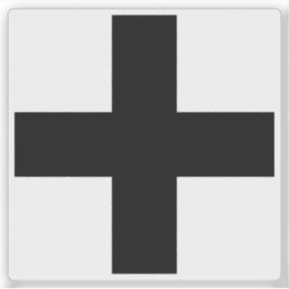 Flagge von Köniz, Schweiz Aufkleber