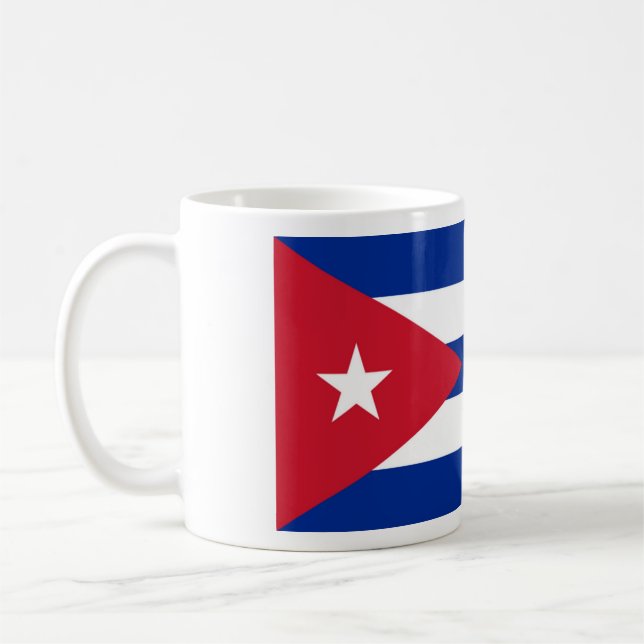 Flagge von Kuba Tasse (Links)
