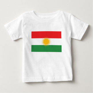 Flagge von Kurdistan; Kurde; Kurdisch Baby T-shirt