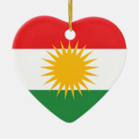 Flagge von Kurdistan; Kurde; Kurdisch