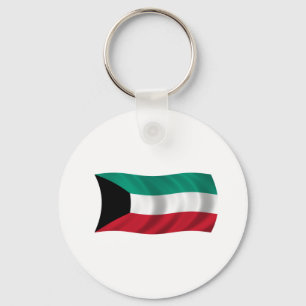 Flagge von Kuwait Schlüsselanhänger