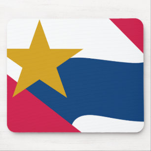 Flagge von Lafayette, Indiana Mousepad