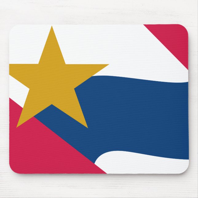 Flagge von Lafayette, Indiana Mousepad (Vorne)