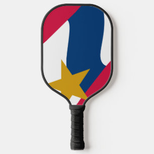 Flagge von Lafayette, Indiana Pickleball Schläger