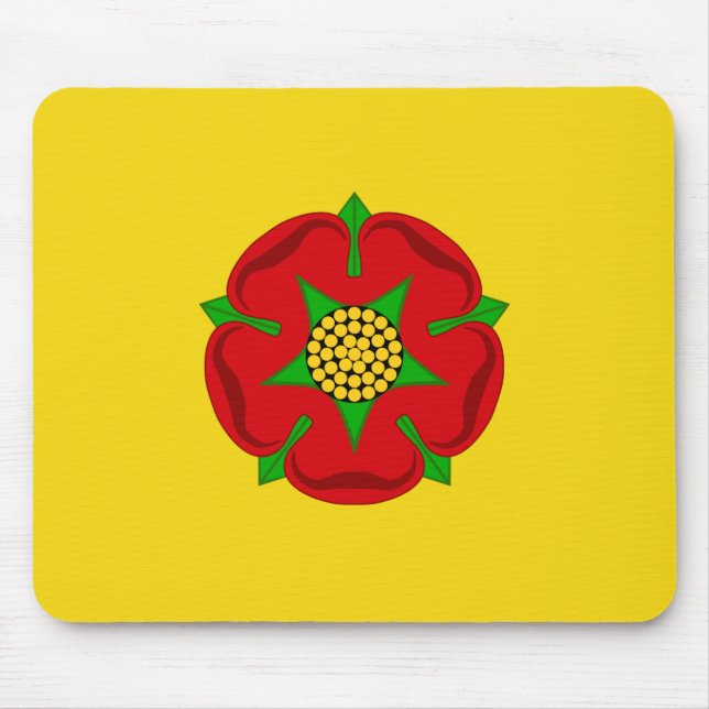 Flagge von Lancashire Mousepad (Vorne)