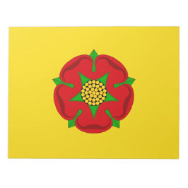 Flagge von Lancashire Notizblock