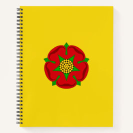 Flagge von Lancashire Notizbuch