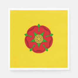 Flagge von Lancashire Serviette