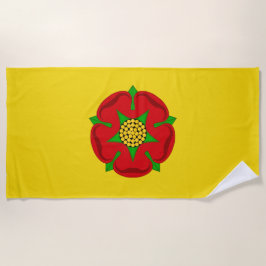 Flagge von Lancashire Strandtuch