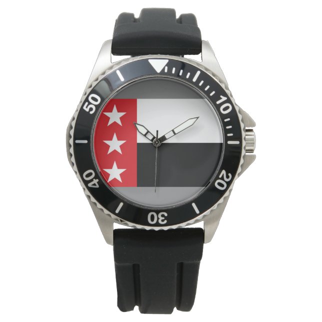 Flagge von Laredo (Texas) Armbanduhr (Vorderseite)