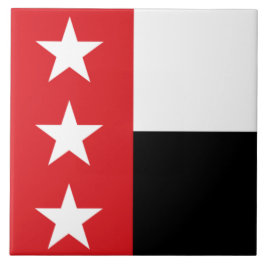 Flagge von Laredo (Texas) Fliese