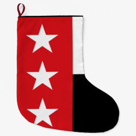 Flagge von Laredo (Texas) Großer Weihnachtsstrumpf