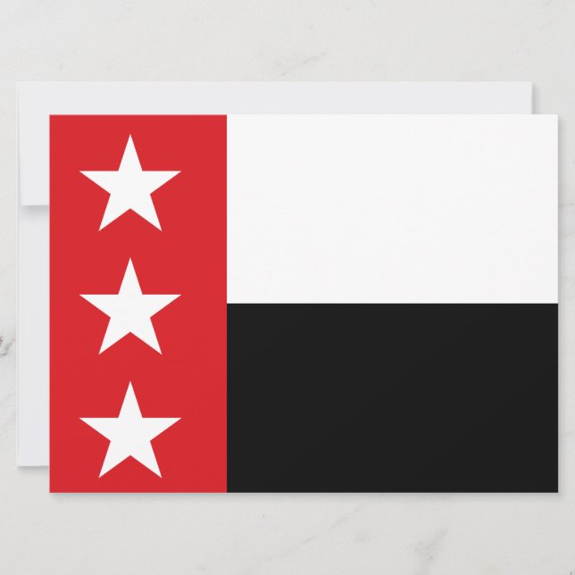 Flagge von Laredo (Texas) Karte (Vorderseite)