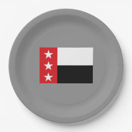 Flagge von Laredo (Texas) Pappteller