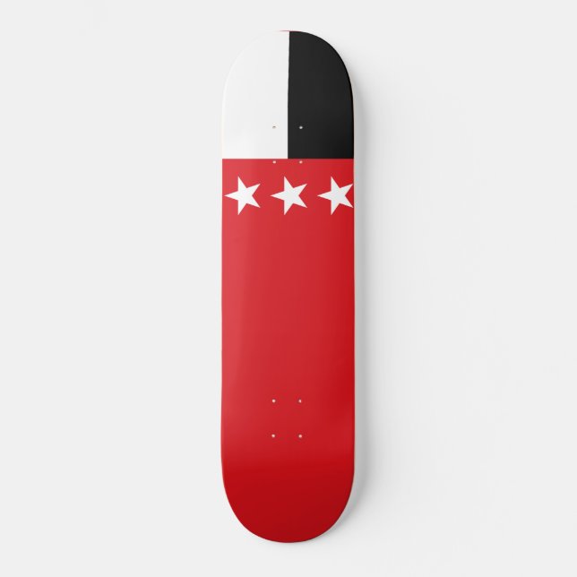 Flagge von Laredo (Texas) Skateboard (Vorderseite)