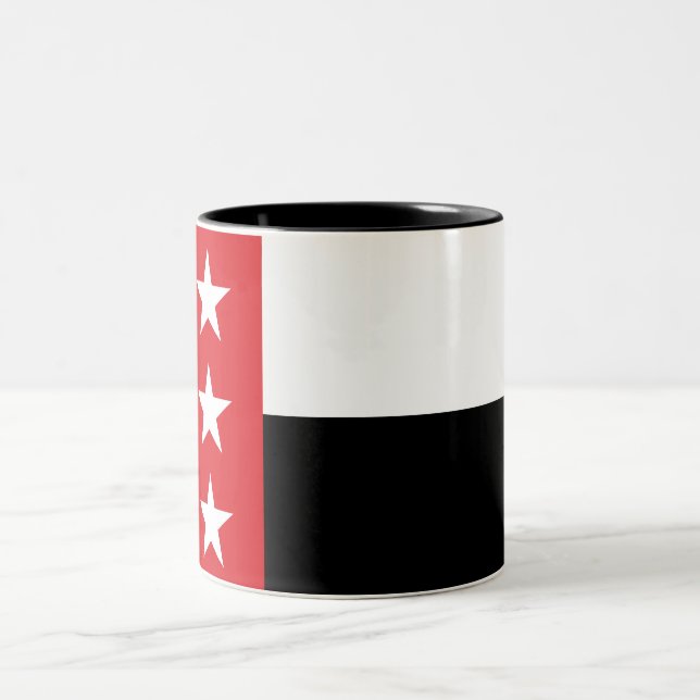 Flagge von Laredo (Texas) Zweifarbige Tasse (Mittel)