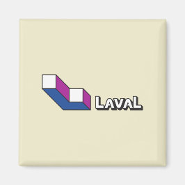 Flagge von Laval (Quebec, Kanada) Magnet