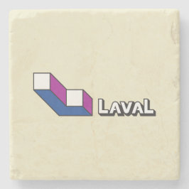 Flagge von Laval (Quebec, Kanada) Steinuntersetzer