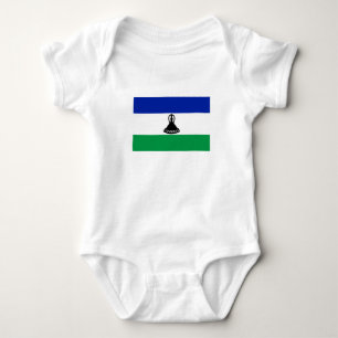 Flagge von Lesotho Baby Strampler