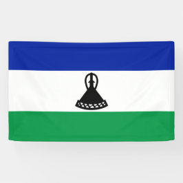 Flagge von Lesotho Banner