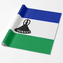 Flagge von Lesotho Geschenkpapier