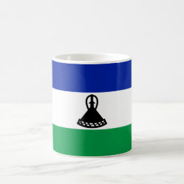 Flagge von Lesotho Kaffeetasse