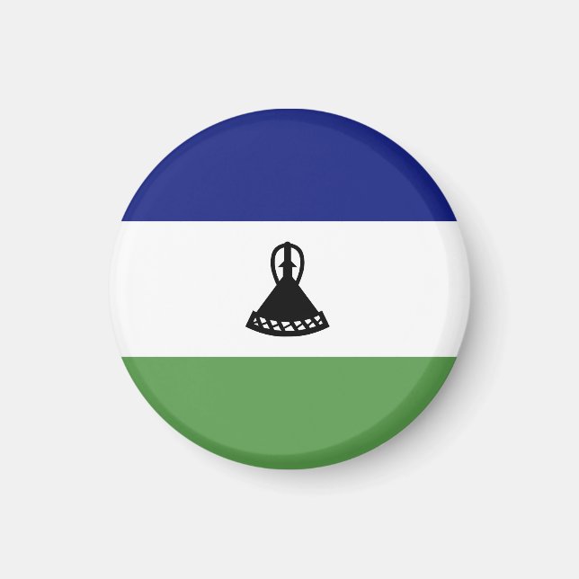 Flagge von Lesotho Magnet (Vorne)