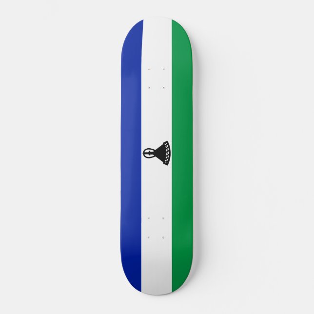 Flagge von Lesotho Skateboard (Vorderseite)
