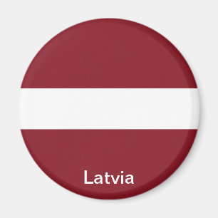 Flagge von Lettland Magnet
