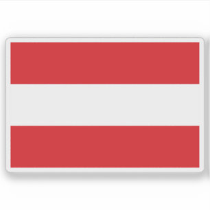 Flagge von Leuven, Belgien Aufkleber