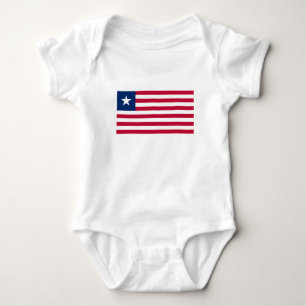 Flagge von Liberia Baby Strampler